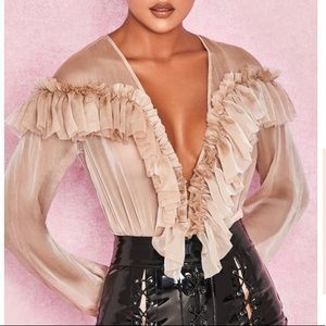 Anaya House of CB Ruffle Top